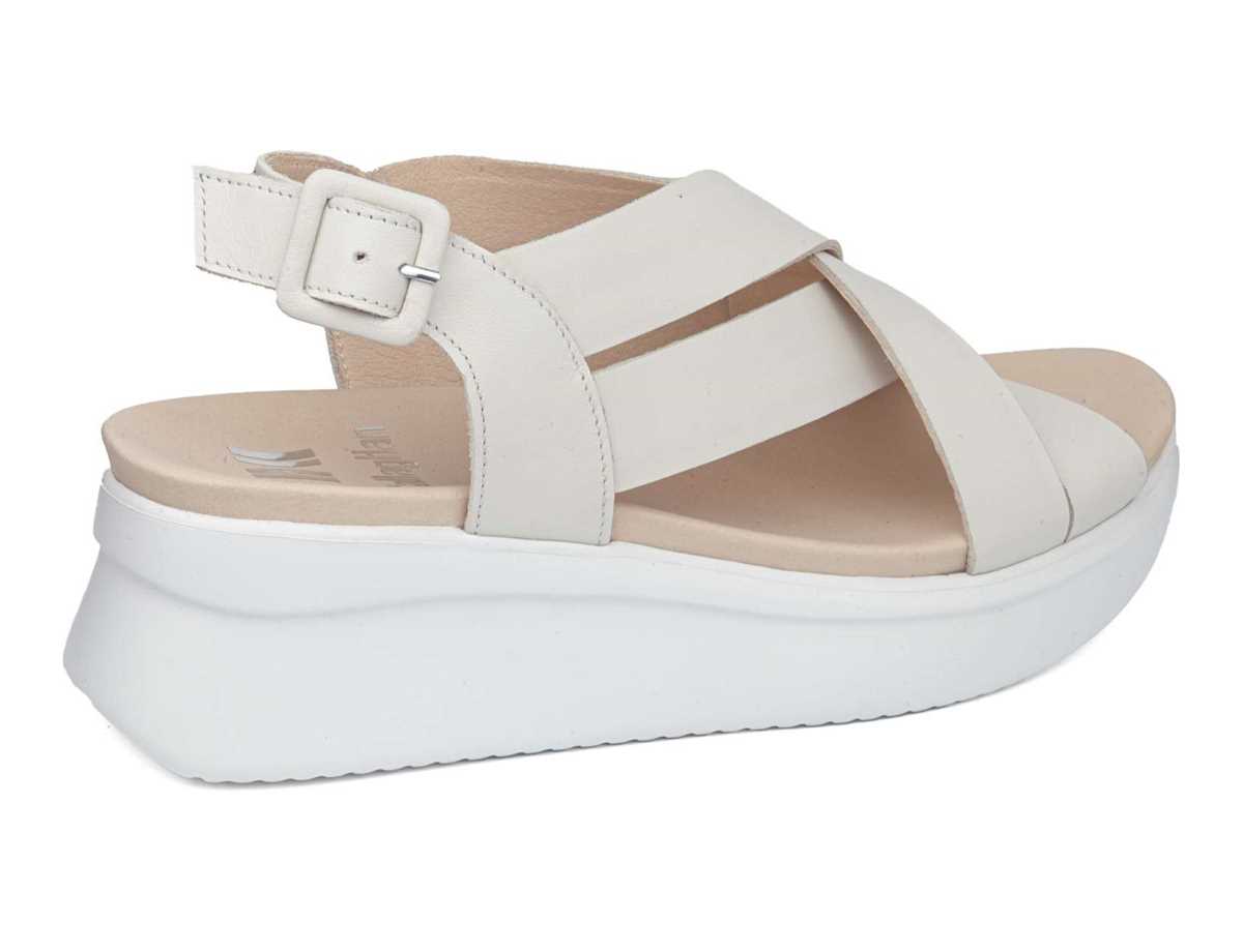 Callaghan 29902 Llana Platåsandaler Dame Hvite | MUT6744JQ
